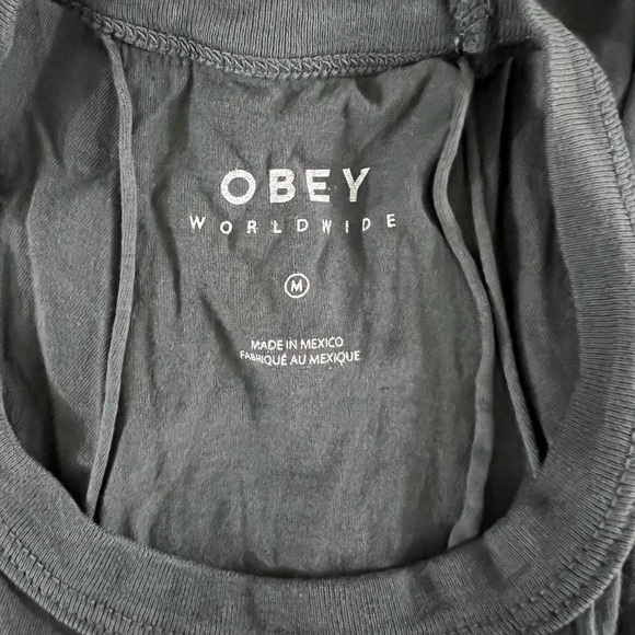 Obey Women's Swing Tank. Grey. - Picture 6 of 6